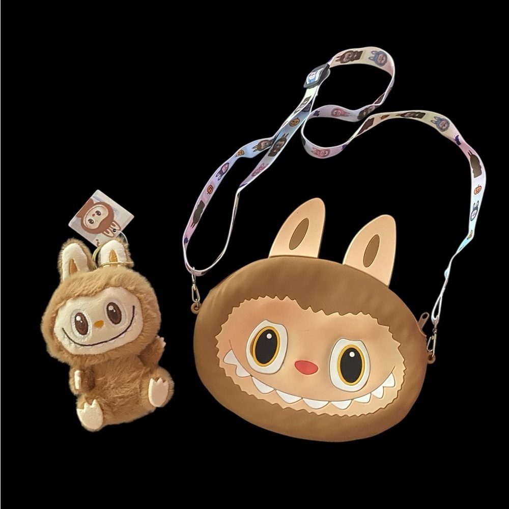 NWT-LABUBU-GIRLS CROSSBODY BAG AND BAG CHARM